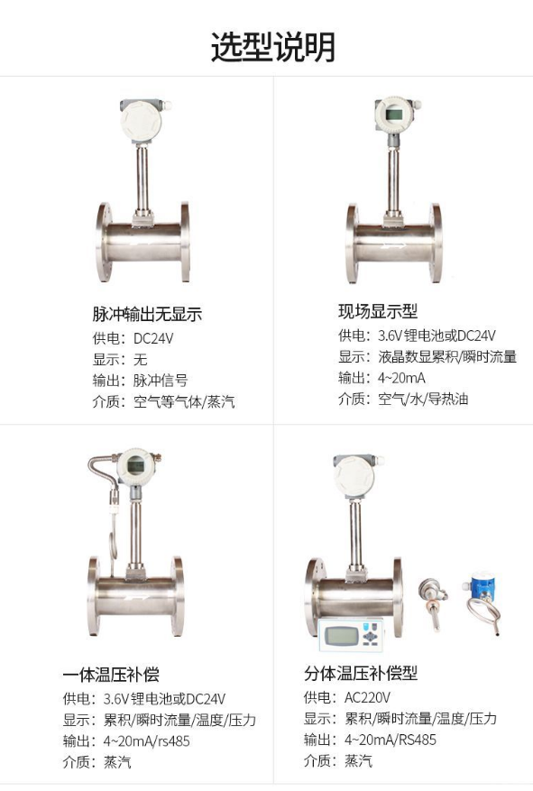 蒸汽流量計(jì)型號(hào)